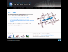 Tablet Screenshot of mcdougallmarketing.com